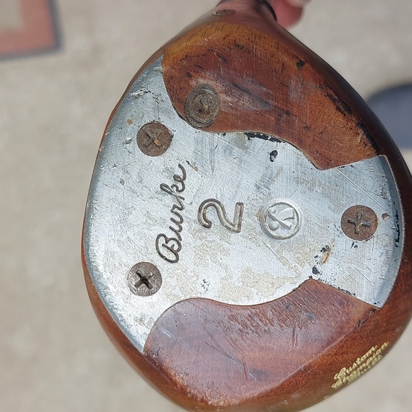 Vintage set of Burke Woods; 1, 2, 3 woods - Picture 5 of 9
